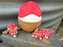 Baby Waffle Cone Dragon with Egg-Articulated 3D toy, fidget