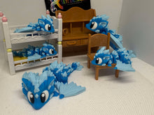 3D Blue Crystal Dragon – Movable and Full of Personality