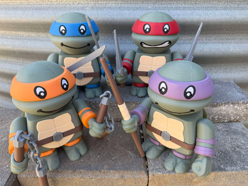 Ninja Turtles All 4  –3D Print