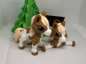 3D Pony/Horse 3 sizes – Movable and Full of Personality-Fidget-Collectable-Pets