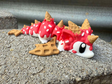 Baby Waffle Cone Dragon-Articulated 3D toy, fidget