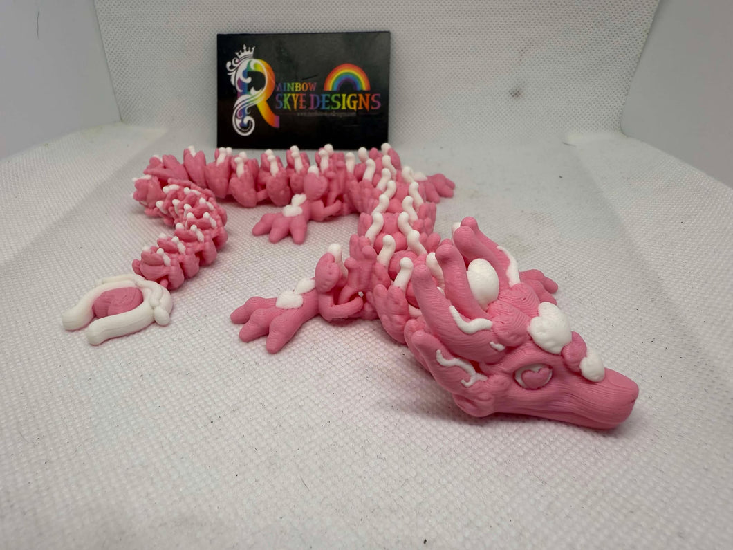Sweetheart Valentina Dragon 3D Printed