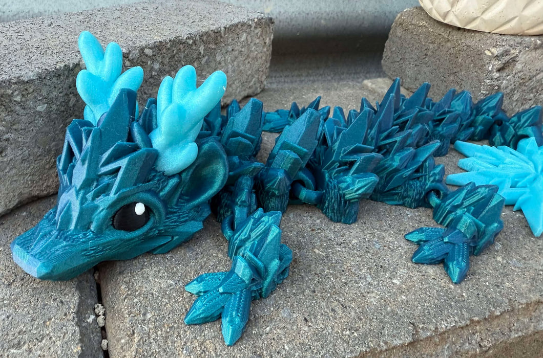 Starlight Winter Dragon 3D Printed  38cms long