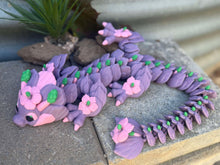 Articulated Hibiscus Flexi Dragon 3D Printed 48cms long