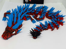 Spiderman Inspired Dragon 3D Printed Articulated Dragon 35cms long