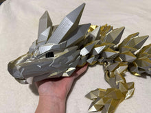 Mega Crystal 6Ft Dragon -Huge- Articulated 3D Print 300% *LIMITED EDITION*
