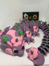 Articulated Hibiscus Flexi Dragon 3D Printed 48cms long
