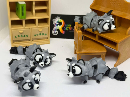 3D Racoon/ Keychain