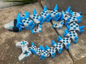 3D Printed Gamer Dragon – PlayStation-Inspired 36cm long