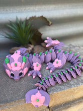 Articulated Hibiscus Flexi Dragon 3D Printed 48cms long
