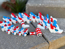 Jester Inspired Dragon 3D Printed Articulated Dragon 36cms long