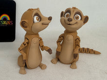 3D cheeky meerkat duo