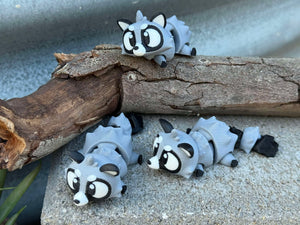 3D Racoon/ Keychain