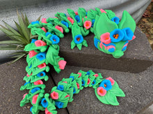 Tulip Dragon 3D Printed Articulated Dragon 54cms long