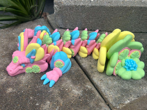 3D Printed Clover Dragon – 23cm long