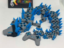 3D Printed Gamer Dragon – PlayStation-Inspired 36cm long