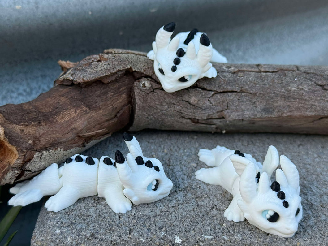 3D light fury and toothless minis 3D Printed Fidget Toy For Kids & Adults
