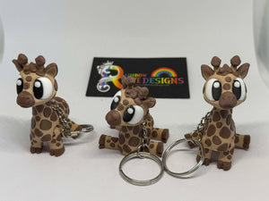 3D Giraffe / Keychain