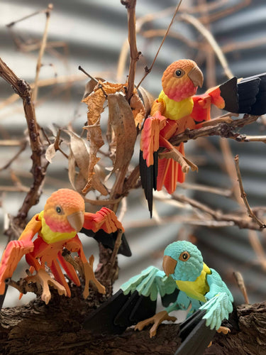3D Printed Lovebird Parrot Bird