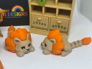 3D Lion Cub 3D Printed Fidget Toy for Kids & Adults