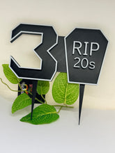 30 rip 20s cake topper