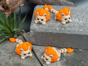 3D Lion Cub 3D Printed Fidget Toy for Kids & Adults