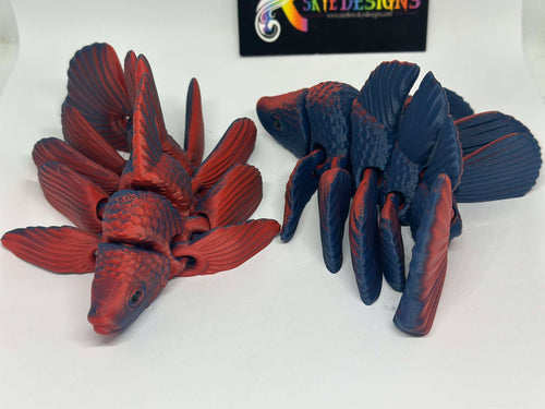 Articulated Betta Fish – 3D Printed Collectible