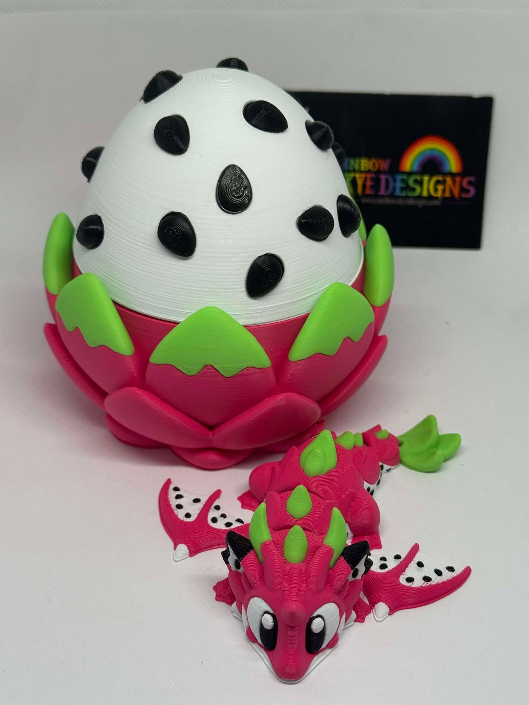 Dragonfruit Hatchling Set – 3D Printed Fantasy Creatures 2 sizes Available