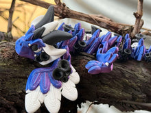 Midnight Petal Dragon – Articulated 3D Printed Fantasy Figurine