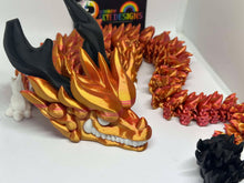 Inferno Antler Dragon – Articulated 3D Printed Fantasy Figurine