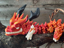 Inferno Antler Dragon – Articulated 3D Printed Fantasy Figurine