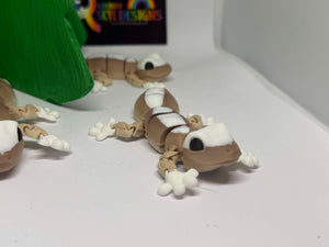 Chunky Gecko Buddies – Articulated 3D Printed Fidget Pets