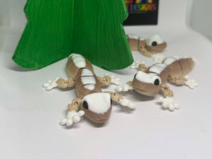 Chunky Gecko Buddies – Articulated 3D Printed Fidget Pets