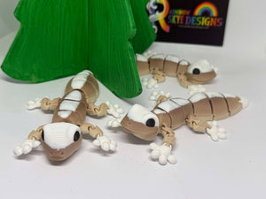 Chunky Gecko Buddies – Articulated 3D Printed Fidget Pets