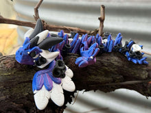 Midnight Petal Dragon – Articulated 3D Printed Fantasy Figurine