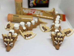 Cappuccino Marshmallow Dragon– Articulated Dessert Dragon