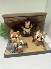 Cute 3D Printed Bat Cave Play Set