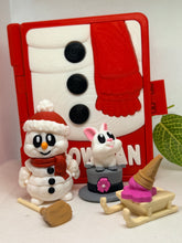 Snowman playset - 3D printed