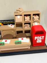 3D pigeon Post Office set