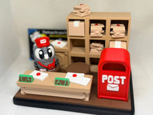 3D pigeon Post Office set