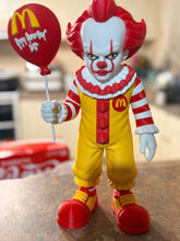 Creepy fast food McDonald clown