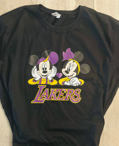Lakers mickey/minnie Tshirt