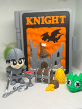 3D Knight book playset
