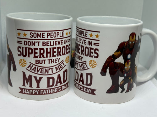 Superhero’s but they haven’t met my dadMug