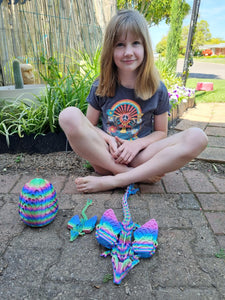 Butterfly dragon with Egg 3D Printed