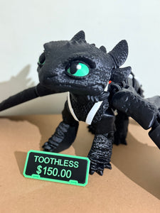 1 metre Toothless 3D dragon