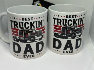 Best truckin dad ever mug