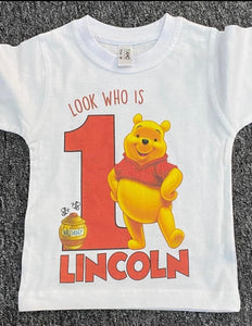 Pooh Bear Birthday T-shirt