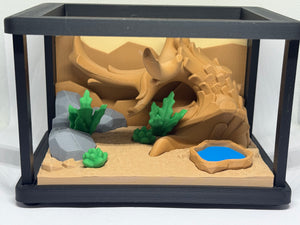 Bearded dragon aquarium set