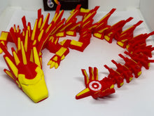 Ironman Inspired Dragon 3D Printed Articulated Dragon 40cms long